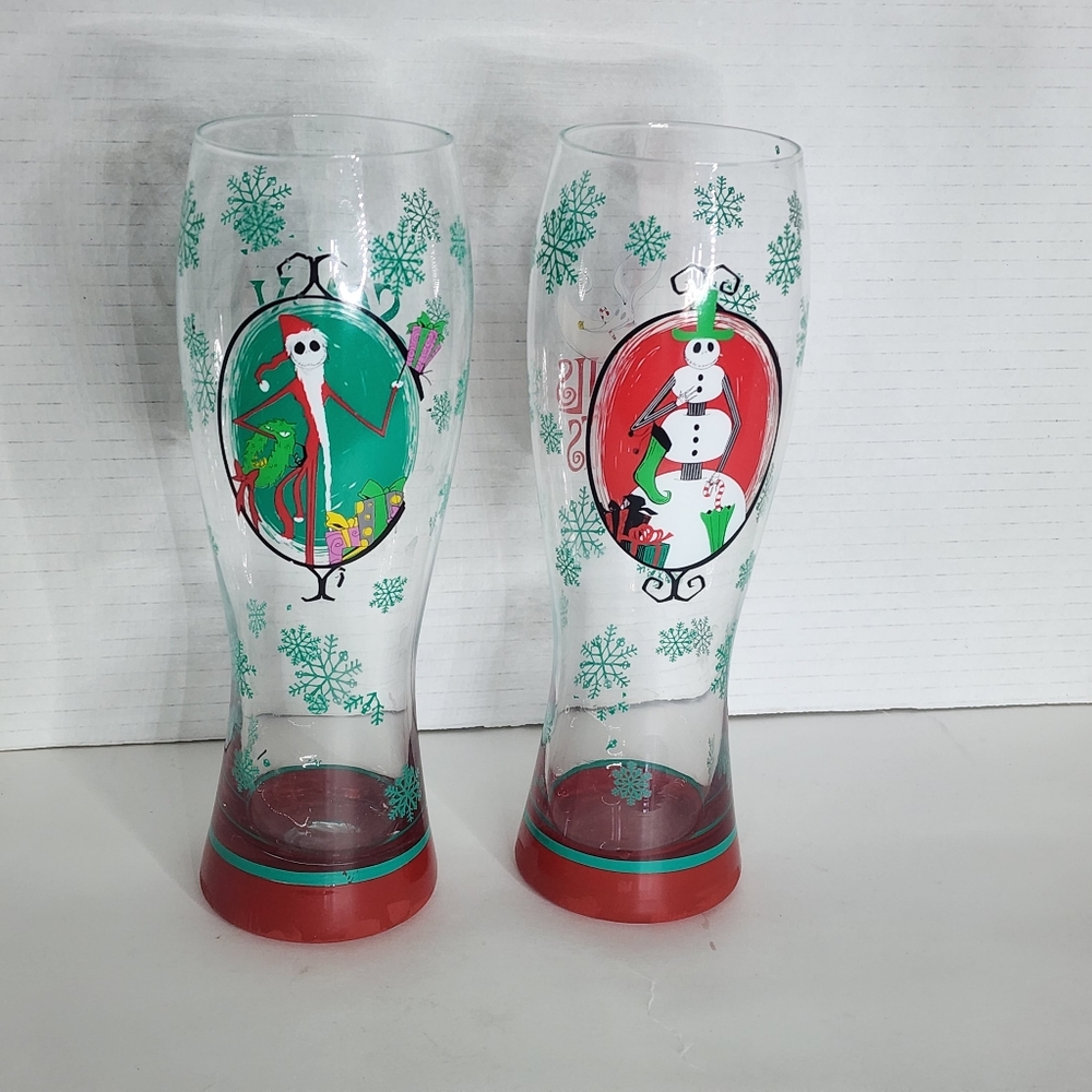 Disney's Nightmare Before Christmas Collectible Glasses Set